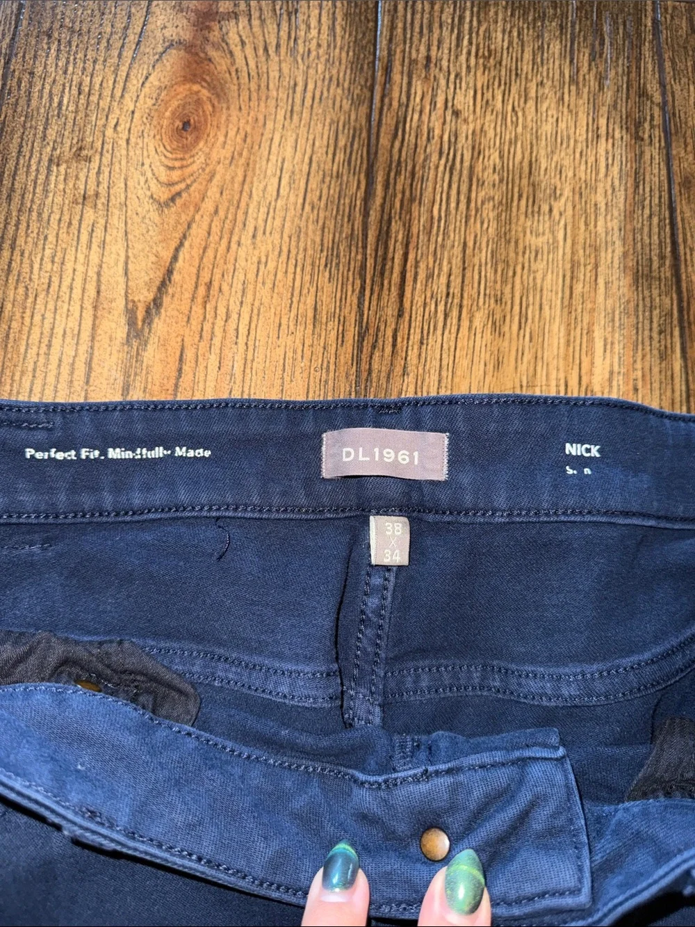 DL1961 Nick Men’s Slim Jeans in Navy Blue